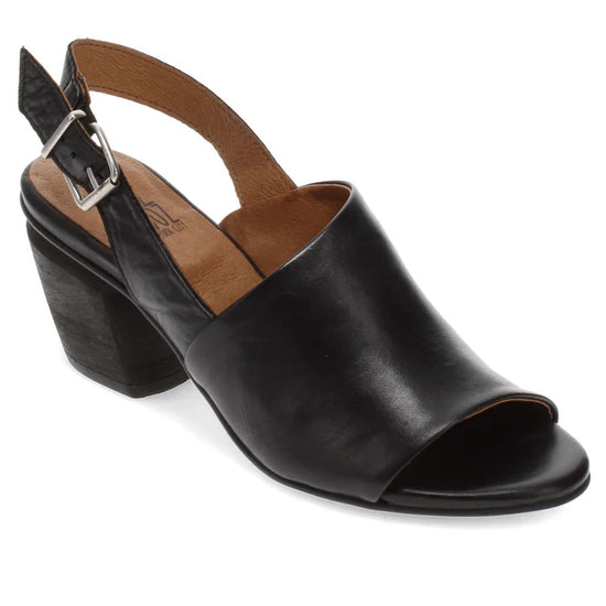 ACE OPEN TOE SLING BACK BLOCK HEEL