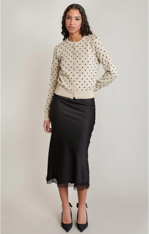 THE DOTTIE POLKADOT CARDI