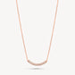HILLBERG AND BERK SPARKLE BAR NECKLACE- GOLDS