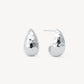 HILLBERG AND BERK TEXTURE PUFF EARRING