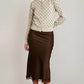 THE CATLIN SATIN LACE SKIRT
