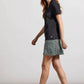 SHORT SLEEVE VNECK TOP 1217O