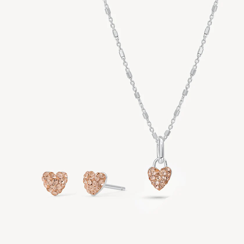 HILLBERG STOCKING STUFFER  SPARKLE HEART SET
