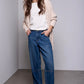 AUDREY GIRFRIEND BARREL DENIM JEANS