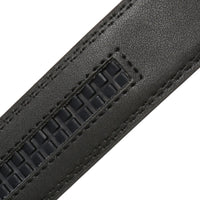 KNKT BLACK LEATHER BASIC BELT STRAP