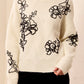 THE MERI L/S EMBRIDERY SWEATER