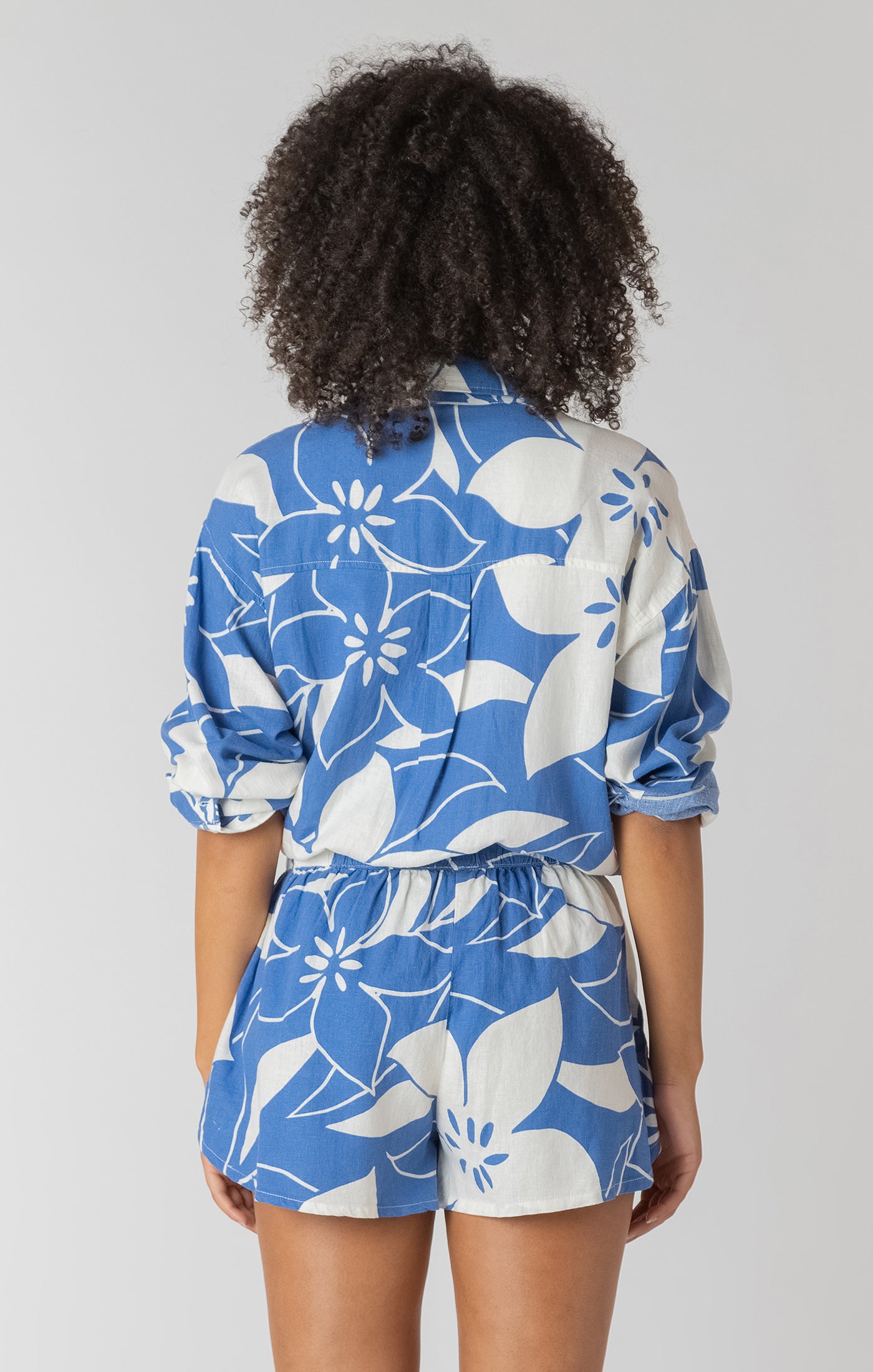 THE EDIE BUTTON FRONT LINEN SHIRT