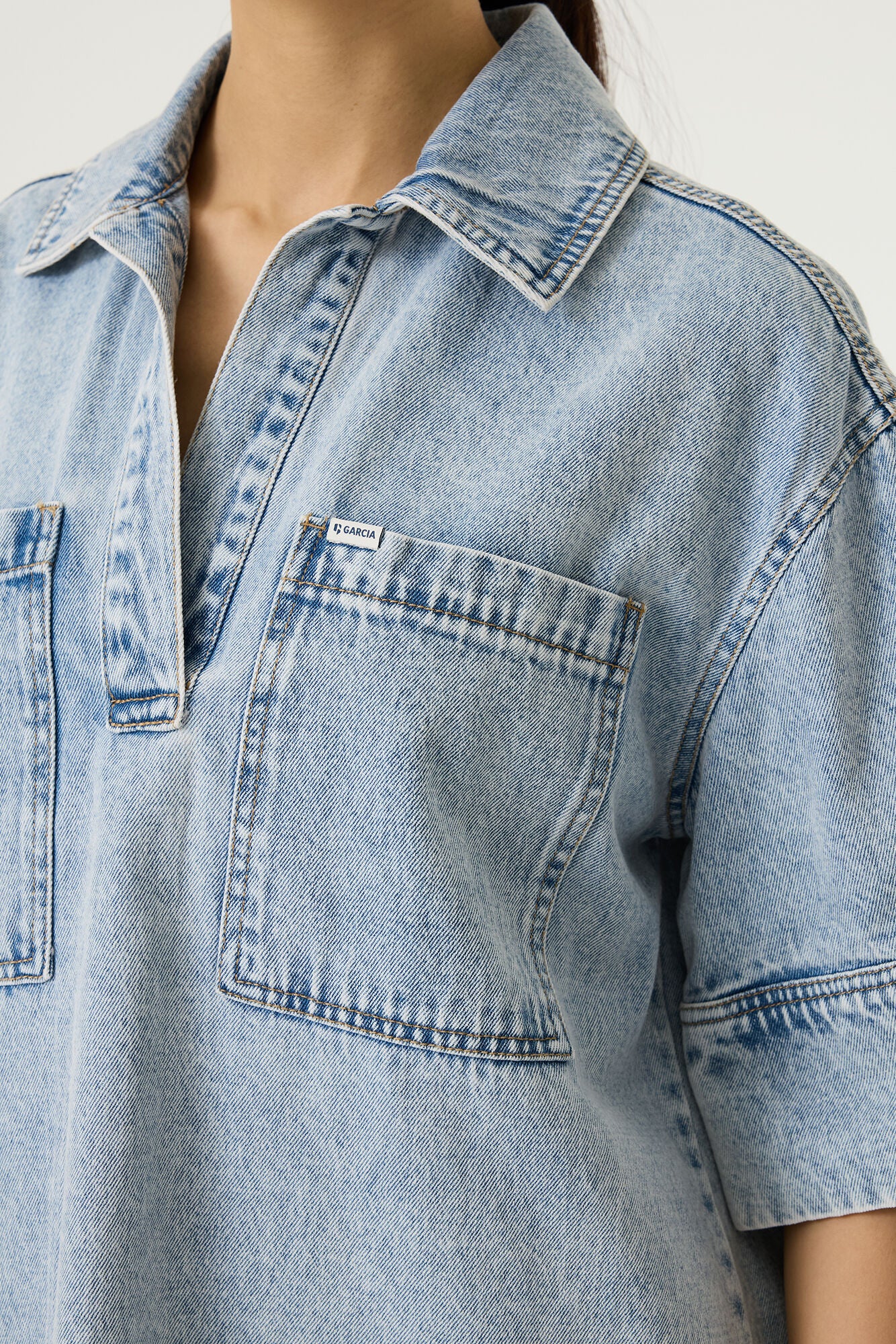 THE LETTIE  DENIM DRESS