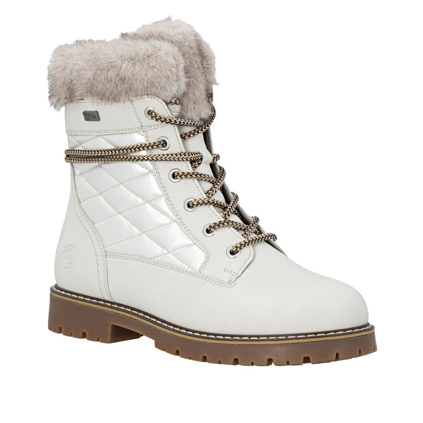 FUR TOP ANKLE FLIP GRIP BOOT