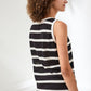 STRIPED KNIT TANK TOP