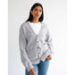 OVERSIZED GREY CARDIGAN