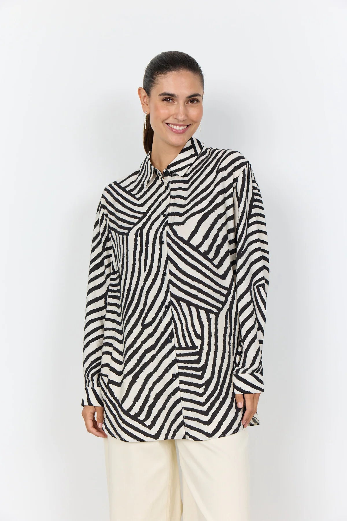 BECCA 2 LONG SLEEVE PATTERN BLOUSE