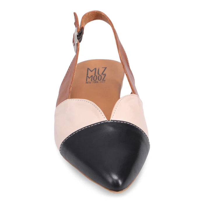 JAYDEN MULTI COLOR LEATHER SLINGBACK SHOE