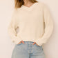 JOCELYN V NECK LONG SLEEVE PULLOVER