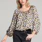 REBEKKA L/S FLORAL TOP S3517