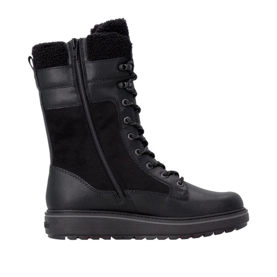 REMONTE LACE UP ANKLE FLIP GRIP BOOTS