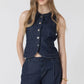 THE JULIA LIGHTWEIGHT DENIM VEST