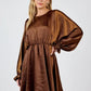 WARM TEA DOLMAN  MINI DRESS AG4336