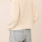 JOCELYN V NECK LONG SLEEVE PULLOVER