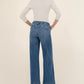 MAYA HIGH RISE WIDE LEG W/BACK DARTS