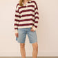 BRITT STRIPE L/S TOP