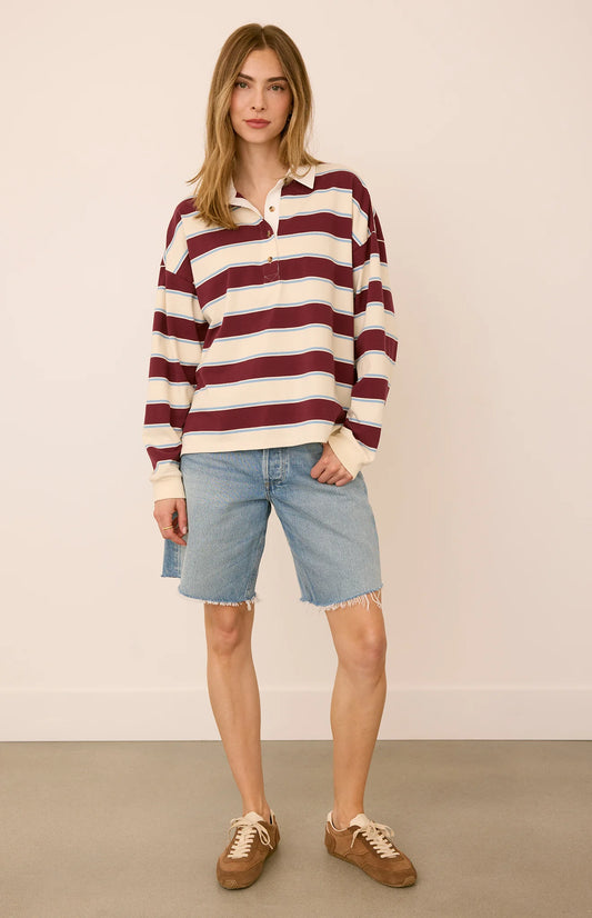 BRITT STRIPE L/S TOP