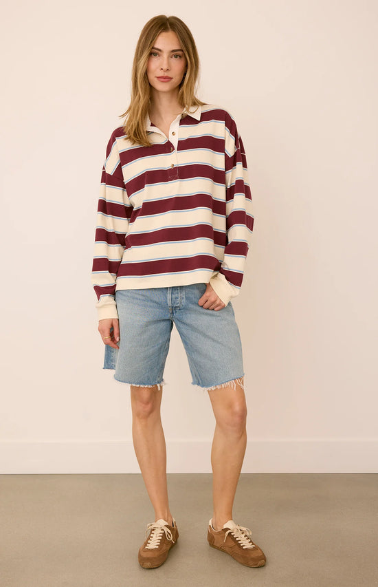 BRITT STRIPE L/S TOP