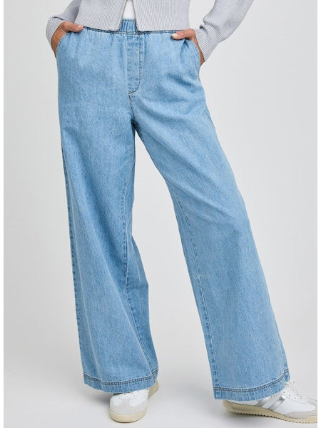 MAXWELL ELASTIC WAIST PULL ON DENIM PANT