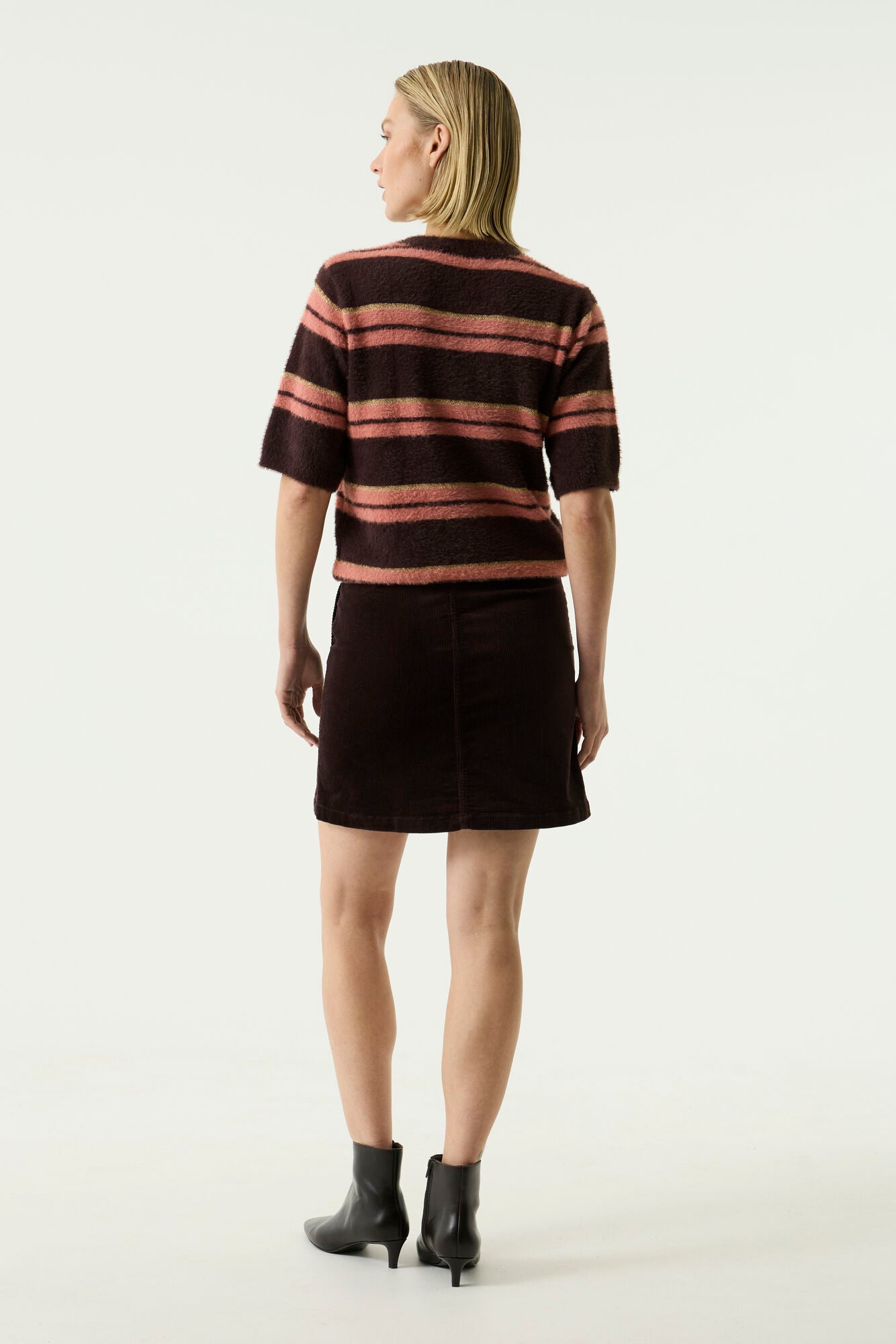 THE PENNI S/S METALLIC SWEATER
