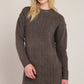 THE ALLISON CABLE KNIT L/S DRESS