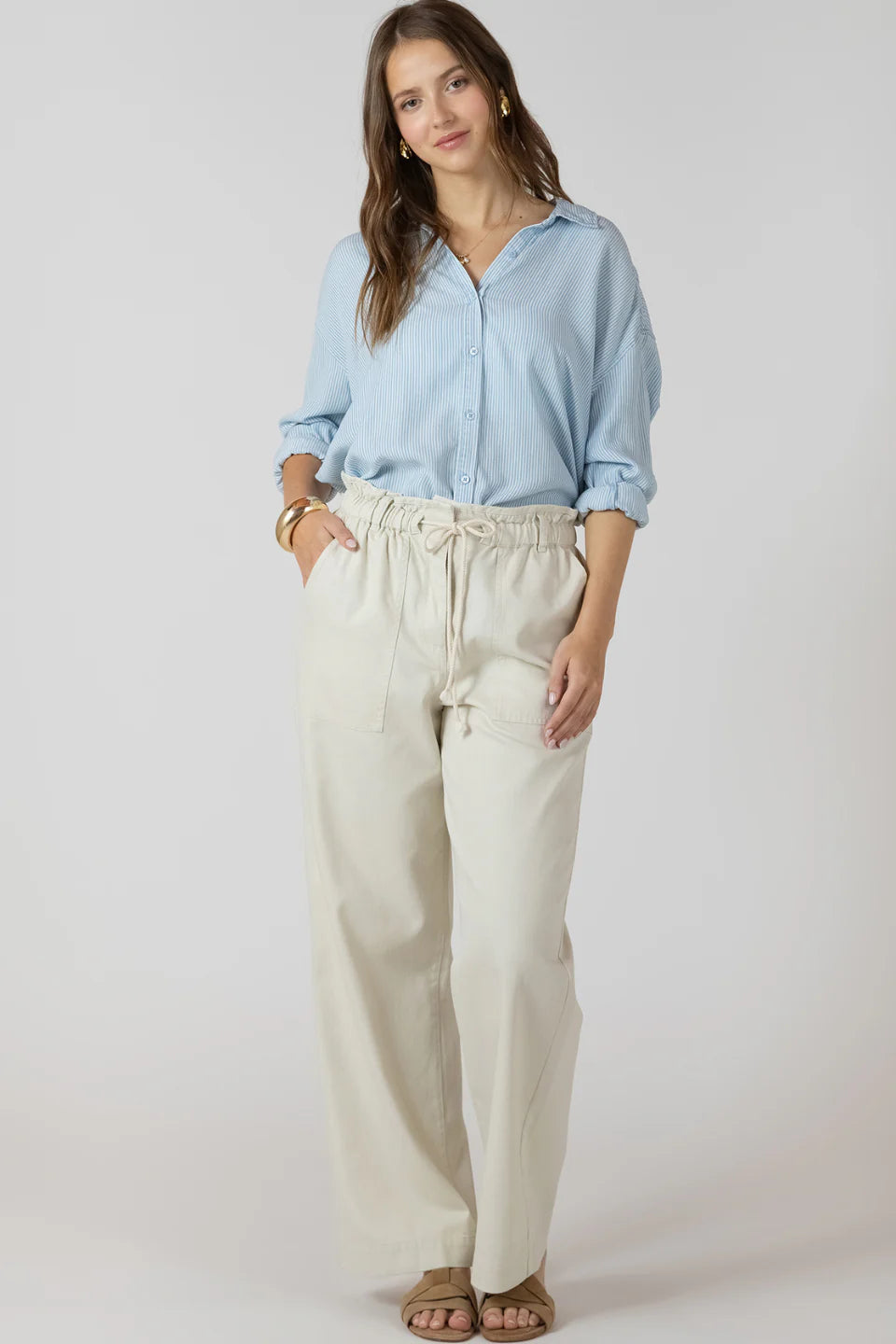 THE QUINN WIDE LEG DENIM PANT