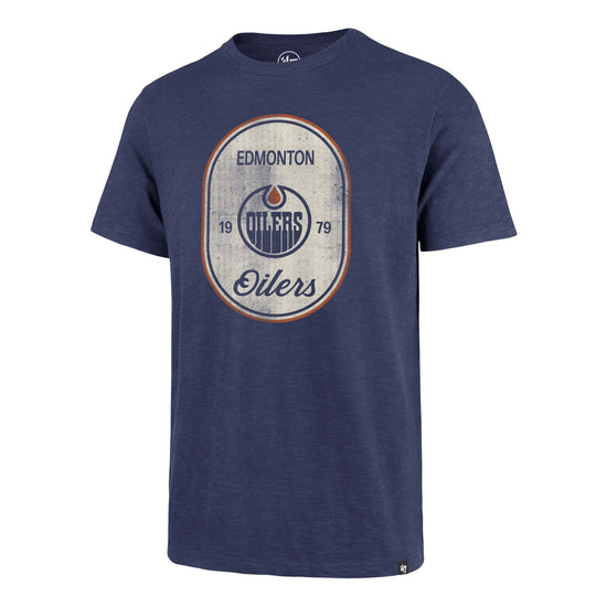 OILERS CROSS PATCH SCRUM TEE
