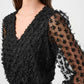 Silky Knit and Sheer Novelty Wide Leg Jumpsuit 263723