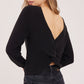 RAMONA TWIST BACK SWEATER