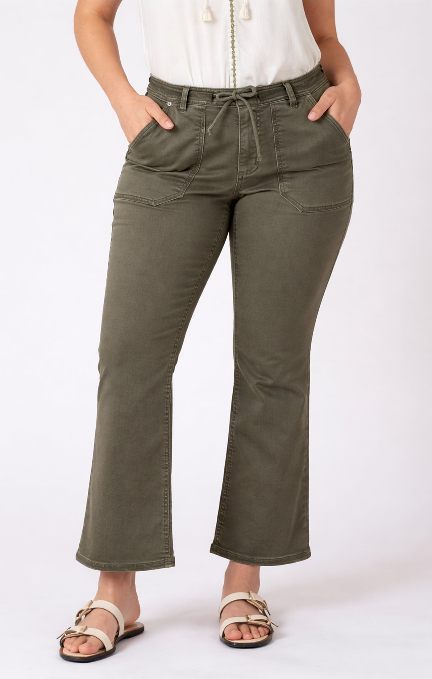THE HALLIE RELAXED STRETCH TWILL PANT