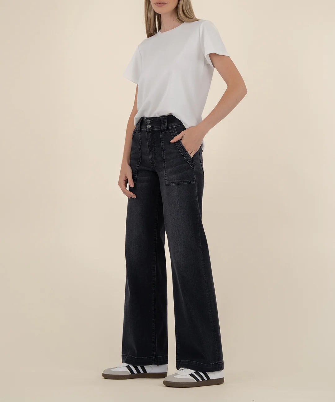 JODI HIGH RISE STRAIGHT LEG FRONT POCKET