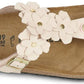 GIZEH FLOWERS LEATHER SANDAL