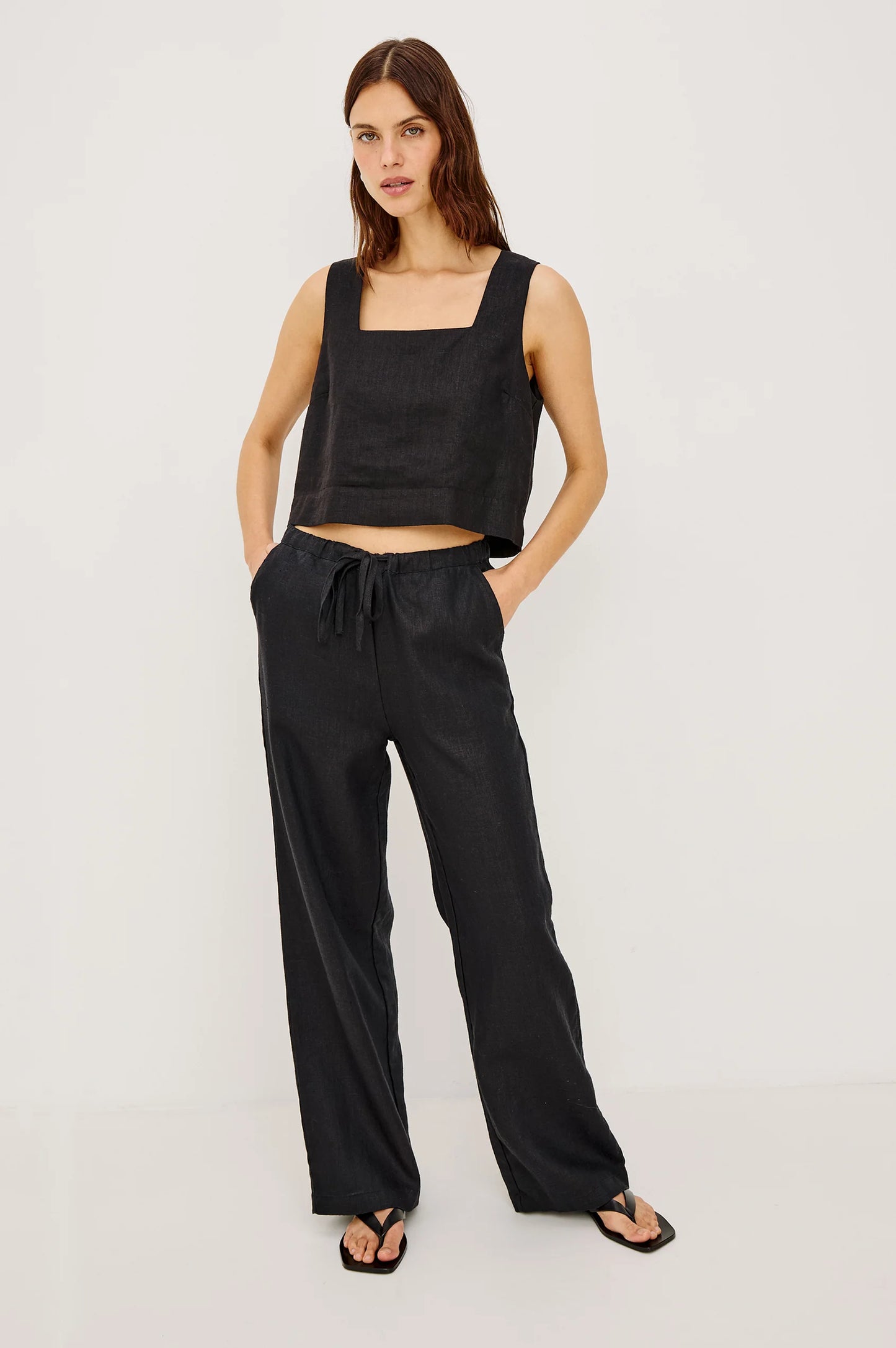 AKIRA  LINEN TANK TOP