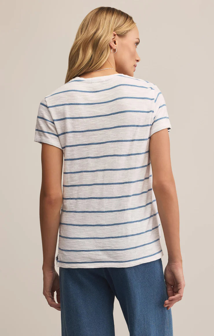 FOUNDATION BOATHOUSE STRIPED TEE ZT253209