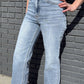HIGH RISE STRAIGHT LEG JEANS BY BAYEAS BYW8066