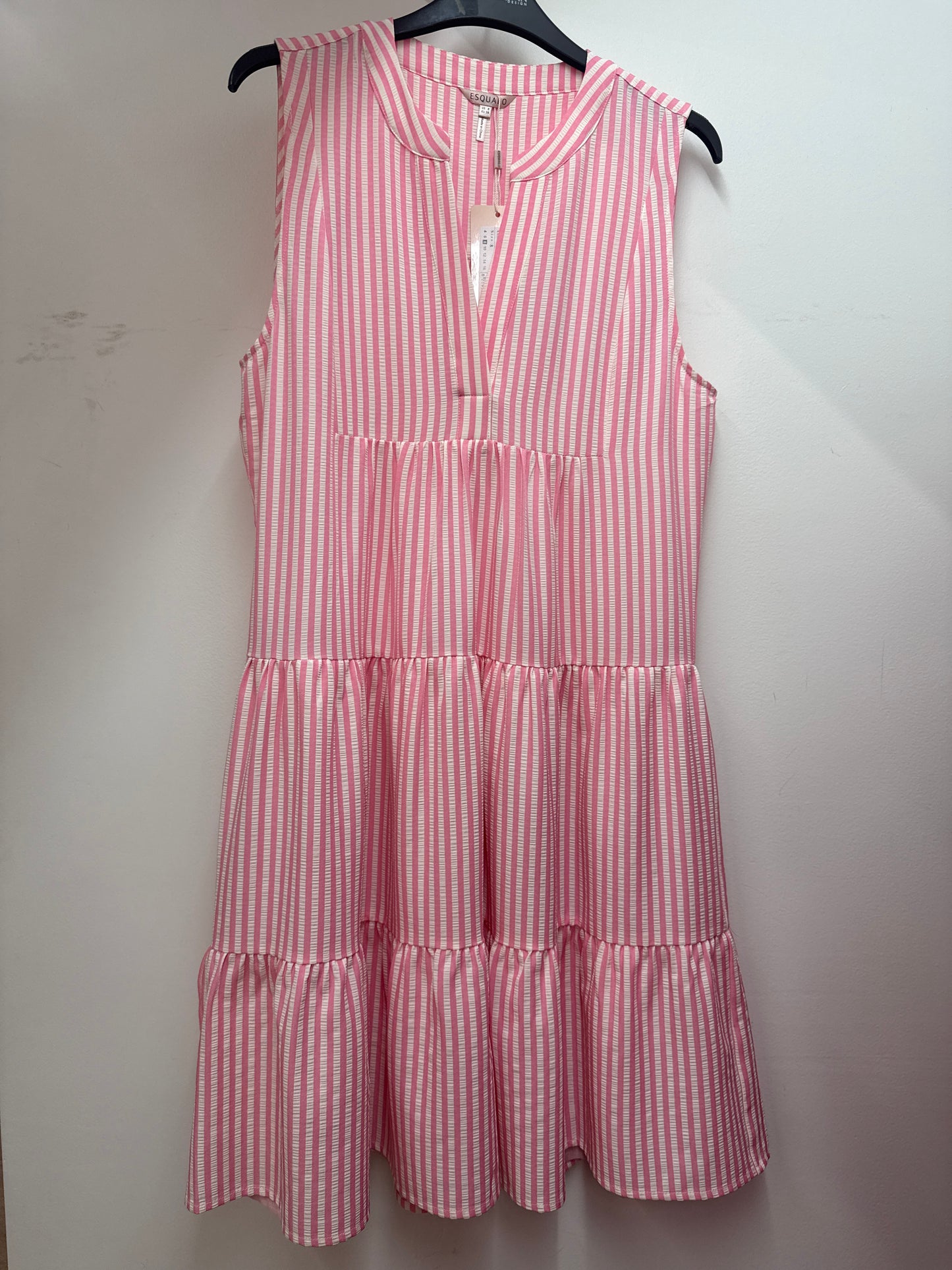 BETHANE STRIPED SKATER DRESS