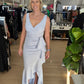 SCUBA CREPE TRUMPET GOWN 241700