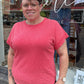 NOTCH NECK TEE