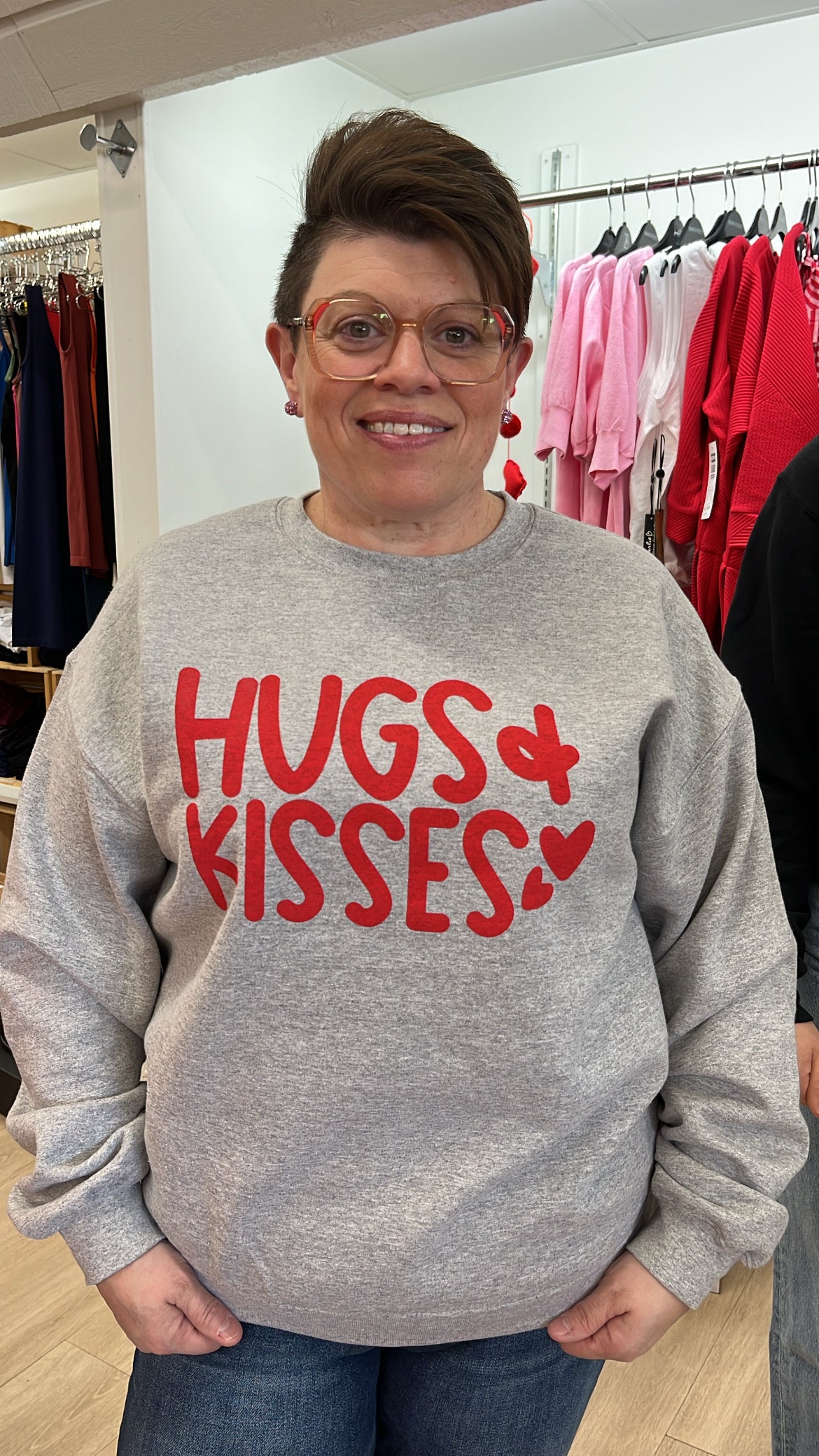 HUGS AND KISSES SWEATSHIRT