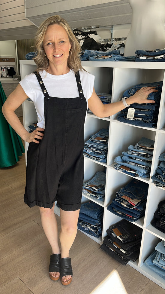 LINEN SHORTALL C46325
