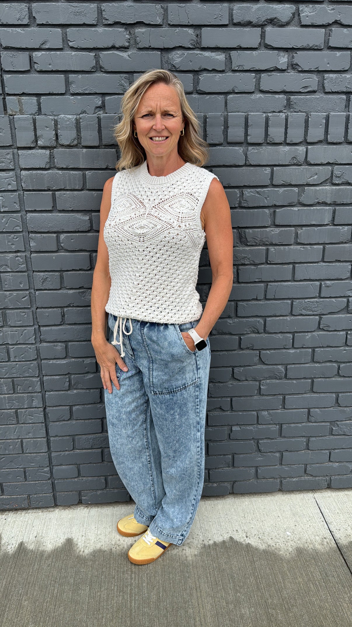 THE BOWIE WIDE LEG DENIM PANT 2625255