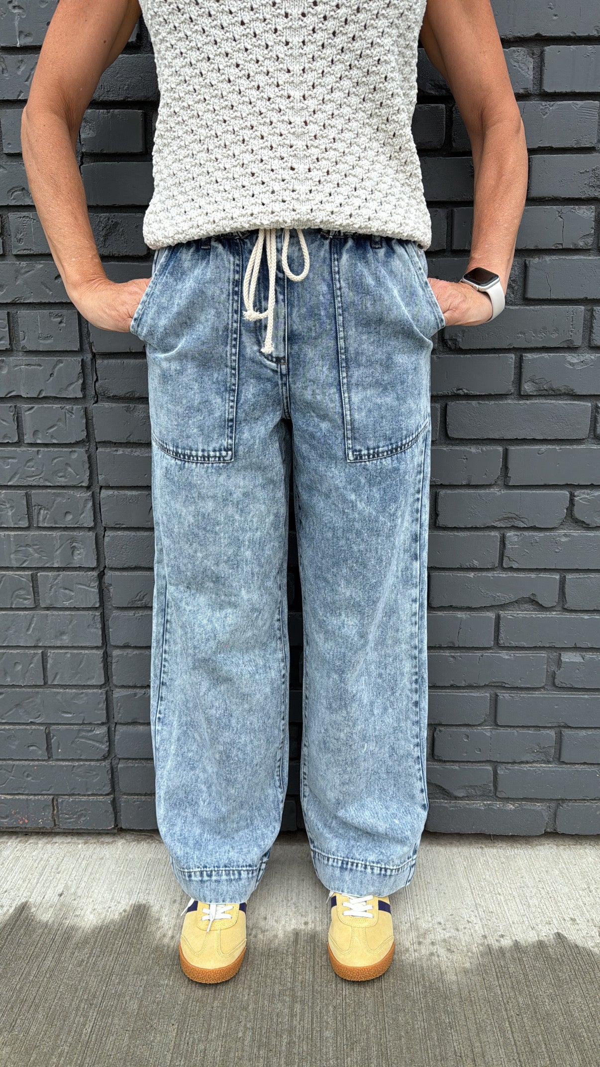 THE BOWIE WIDE LEG DENIM PANT 2625255