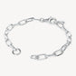 HILLBERG AND BERK CLIP CHAIN CHARM BRACELET