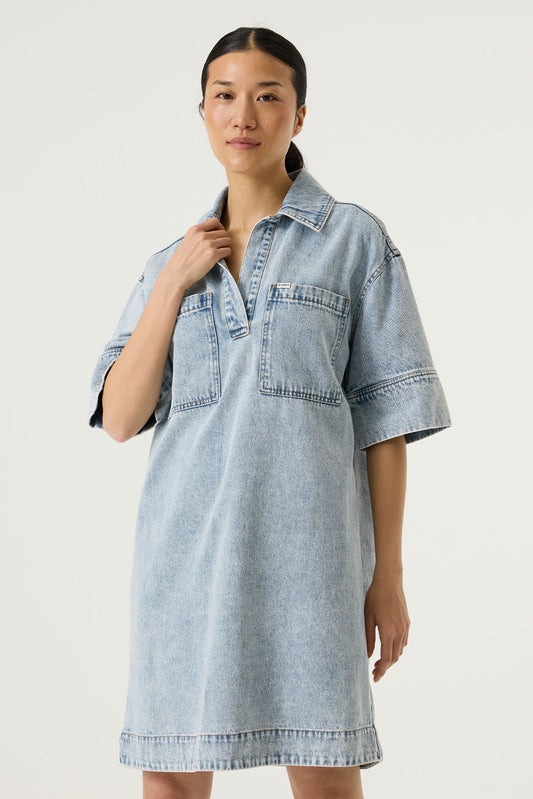 THE LETTIE  DENIM DRESS