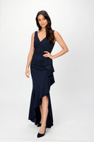 SCUBA CREPE TRUMPET GOWN 241700